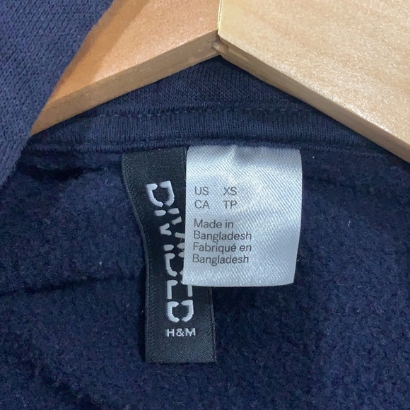 H&M Hooded Brooklyn Logo Sweatshirt Dress - Picture 4 of 5